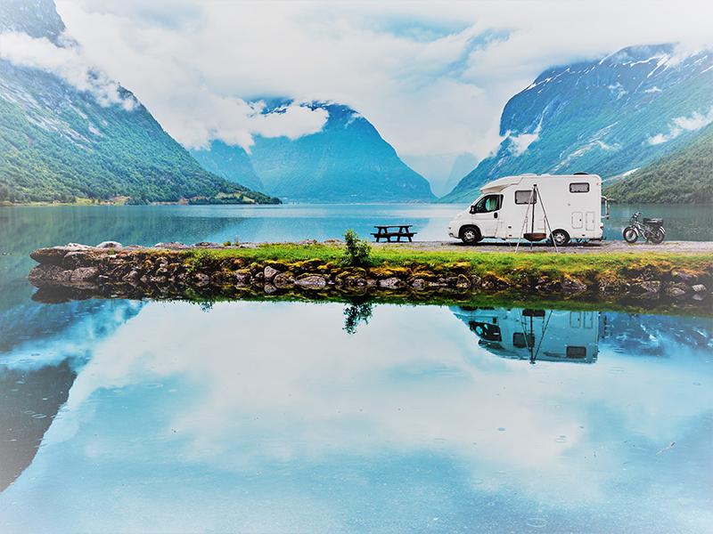 Wohnmobil Bergsee